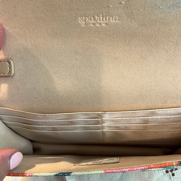 SPARTINA 449 Cross Body Bag Floral & Cream - Picture 6 of 15